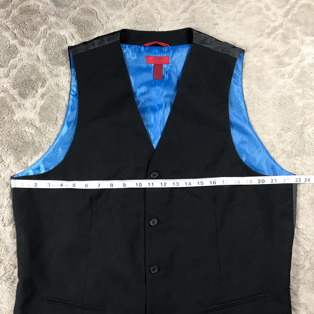 LAST CHANCE CLEARANCE Alfani Suit Vest Black - Picture 5 of 8